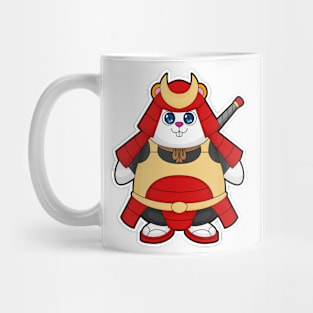 Hamster as Warrior with Armor Mug